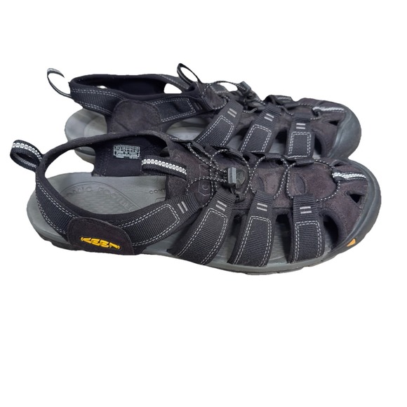 en Clearwater CNX Sandals Men's Size 14 Black Gray Rugged Hiking 1008660 - Picture 1 of 6